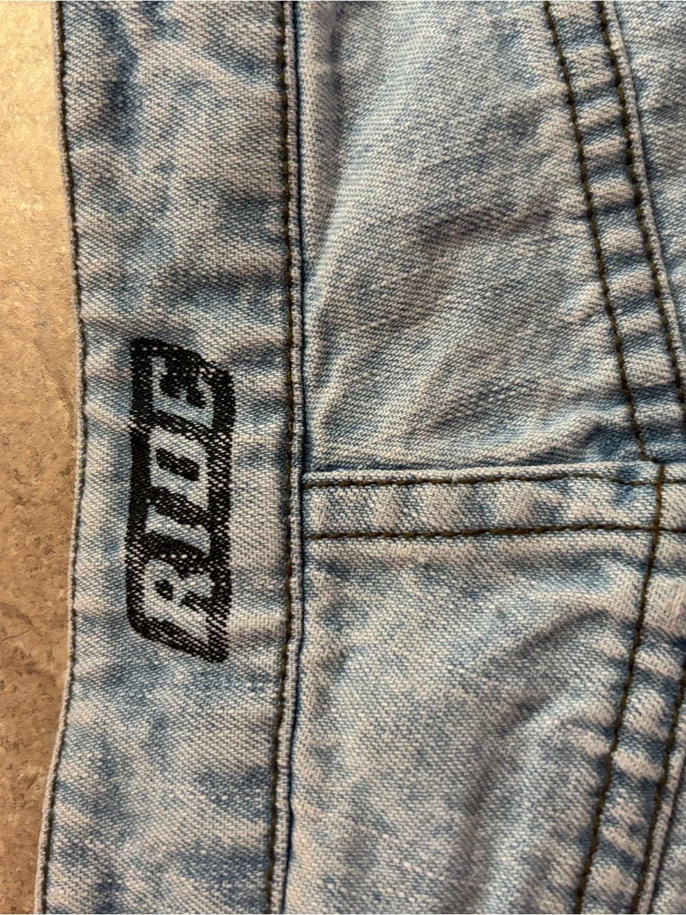 Harley-Davidson Denim Women's Shorts 8 with American Shield Patch - Picture 8 of 8